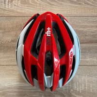 Casco bici bianco rosso Zero RH+