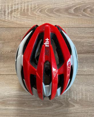 Casco bici bianco rosso Zero RH+