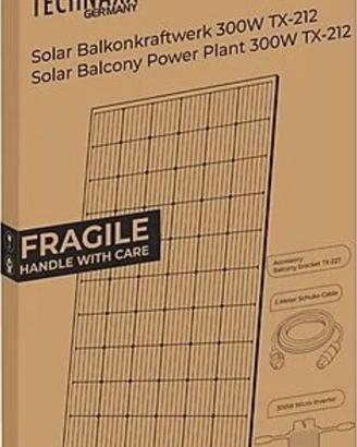Kit Pannelli solare Nuovi da balcone  plug & play