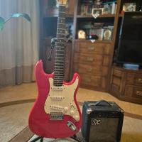 Chiatarra Elettrica eko s300 con Amplificatore