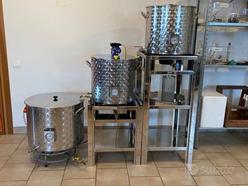 Impianto birra 100lt polsinelli