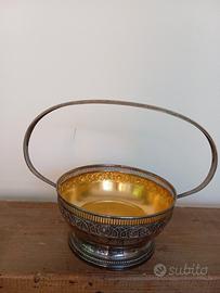 Cestino in ottone 