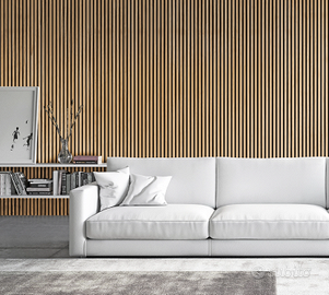 Pannello decorativo dogato fonoassorbente 240x60