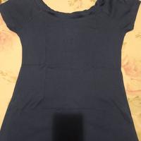 Maglia mezza manica blu
