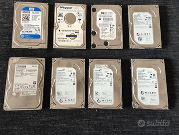 HARD DISK 3,5 pollici vari formati