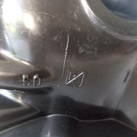 Cuffia Vespa 50 logo quadro nuova originale