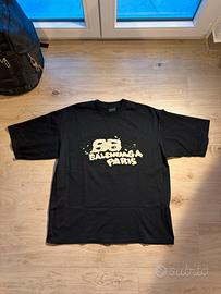 Maglietta Balenciaga Nera Oversized
