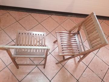 SET TAVOLO E SEDIE DA GIARDINO