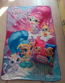 Plaid più cuscino Shimmer & Shine