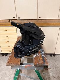 Casco LS2 motocross nero