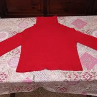 Maglione rosso Nadine Milano a collo alto