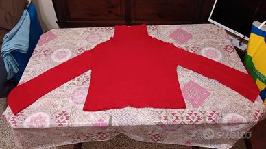 Maglione rosso Nadine Milano a collo alto