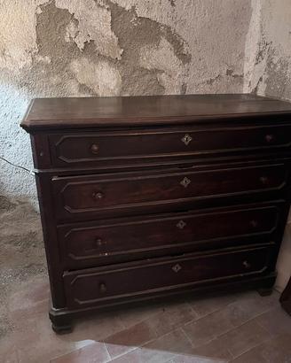 Cassettone di legno dolce