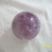 Sfera di ametista lucidata da 6,6 cm di diametro