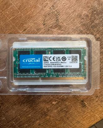 CRUCIAL RAM DDR3L/DDR3