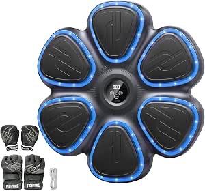 Macchina boxe musica luci Bluetooth con 4 guantoni