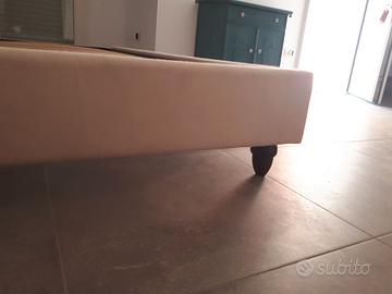 Sommier letto matrimoniale con rete a doghe