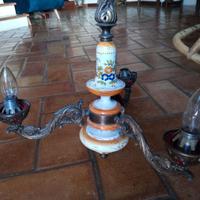 Lampadario a tre luci