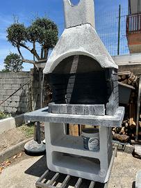 Barbecue in cemento