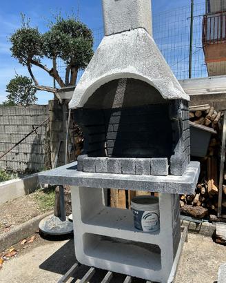 Barbecue in cemento