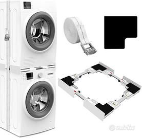 Kit soprapposizione lavatrice e asciugatrice NUOVO