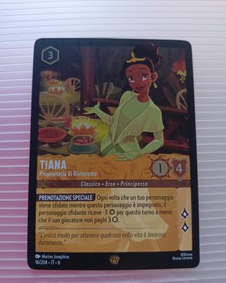 Lorcana - Tiana, Proprietaria di Ristorante LEG