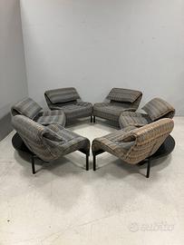 COPPIA DIVANI "VERANDA" V. MAGISTRETTI PER CASSINA