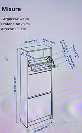 Scarpiera IKEA 