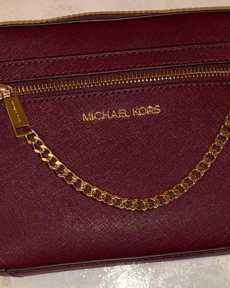 Borsa Michael kors bordoux a tracolla