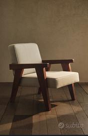 Poltrona Zara Home X Blasco con legno di noce