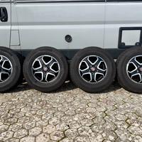 4 cerchi Fiat ducato maxi R16 + Pneumatici 225/75