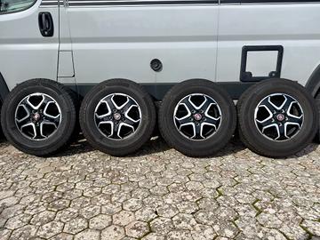 4 cerchi Fiat ducato maxi R16 + Pneumatici 225/75