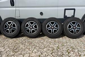 4 cerchi Fiat ducato maxi R16 + Pneumatici 225/75