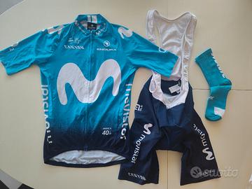 Divisa Team Movistar Canyon Ale Endura  S + Calze