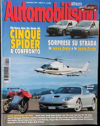 Rivista Automobilismo 09/98 HondaDaewooFerrari