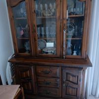 Credenza vintage in legno massello americano