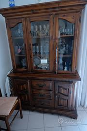 Credenza vintage in legno massello americano