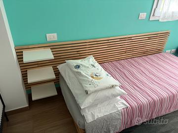 Testiera Mandal ikea con 6 ripiani