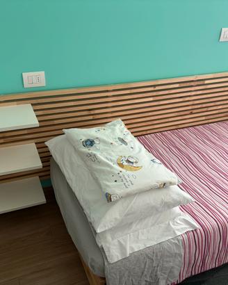 Testiera Mandal ikea con 6 ripiani