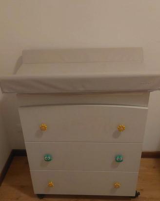 Kit bimbo lettino fasciatoio e seggiolone inglesin