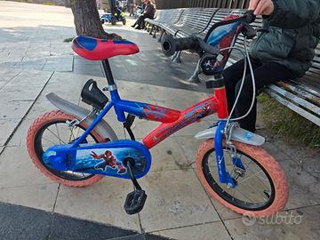 Bicicletta spiderman 14"