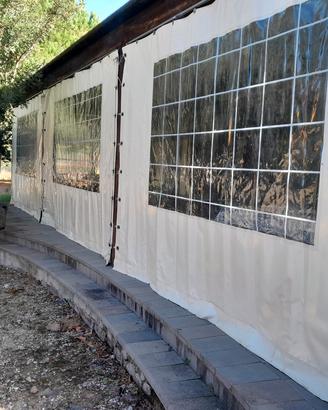 tenda finestrata pvc