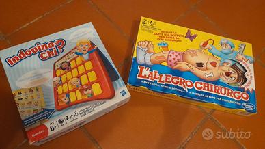 Giochi da tavolo Allegro Chirurgo e Indovina Chi