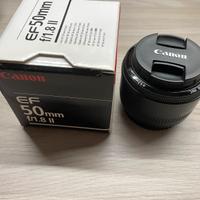 Canon EF 50 mm f/1.8 II Obiettivo