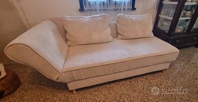 divano velluto coste beige 
