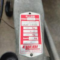 Carrello ellebi porta moto 3 posti