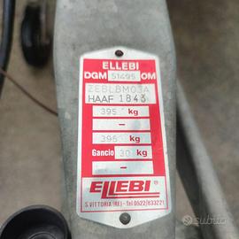 Carrello ellebi porta moto 3 posti