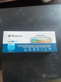dash cam specchietto retrovisore Phonocar