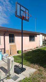 HOMCOM Canestro Basket Altezza Regolabile 160-305c