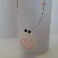 Collana tartaruga rosa